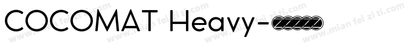 COCOMAT Heavy字体转换